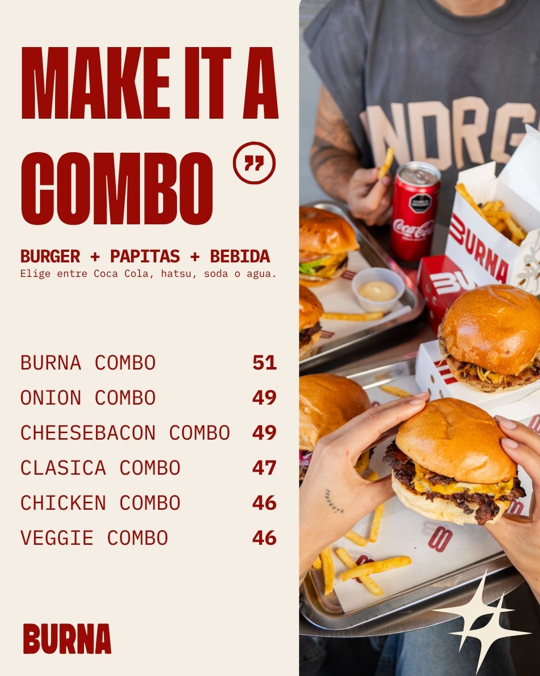 Make it a combo Burna